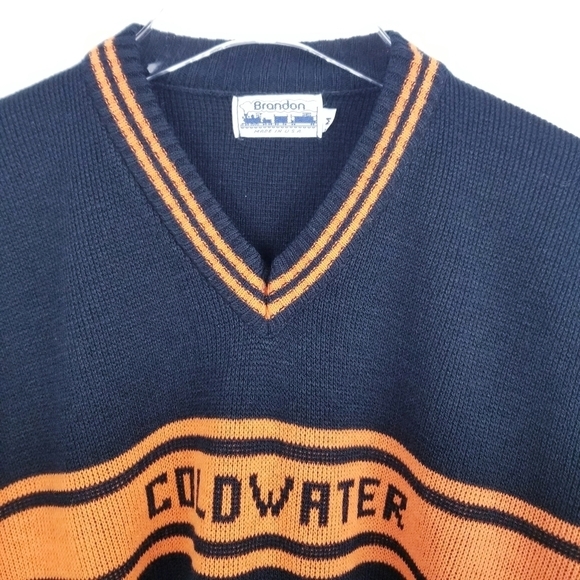 Vintage Coldwater V-Neck Sweater by Brandon - Picture 6 of 7